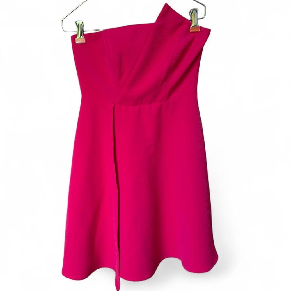 Lumier by Bariano Strapless Asymmetric Mini Dress size XS